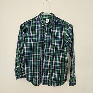 GAP Kids boys plaid button down Size M/8